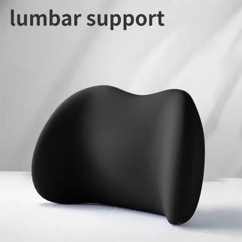 Coussin de siège de voiture, oreiller de protection de la taille, respirant, pour le soutien lombaire, accessoires de voiture de bureau