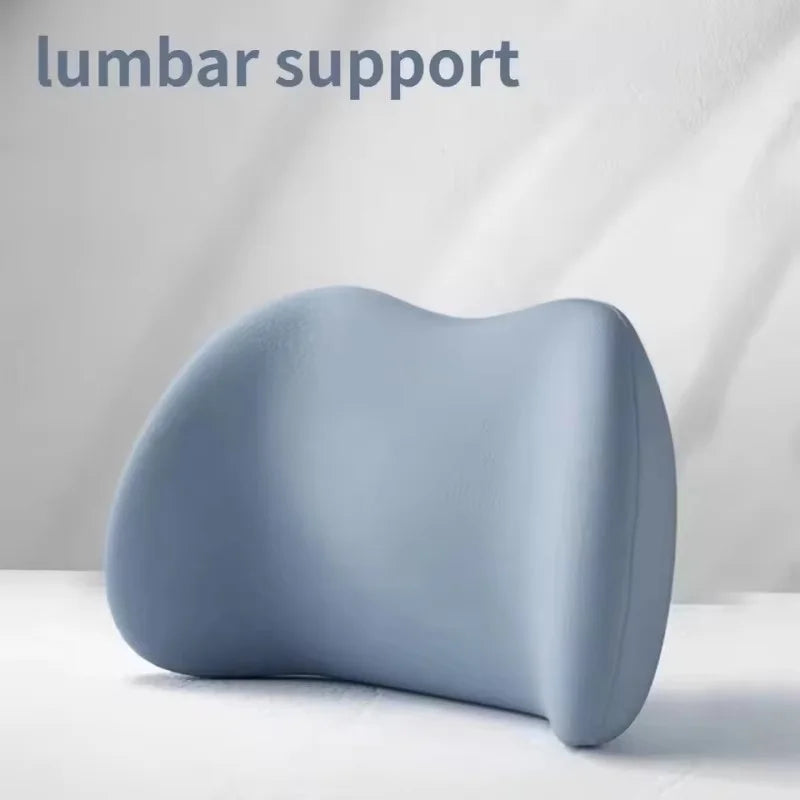 Coussin de siège de voiture, oreiller de protection de la taille, respirant, pour le soutien lombaire, accessoires de voiture de bureau