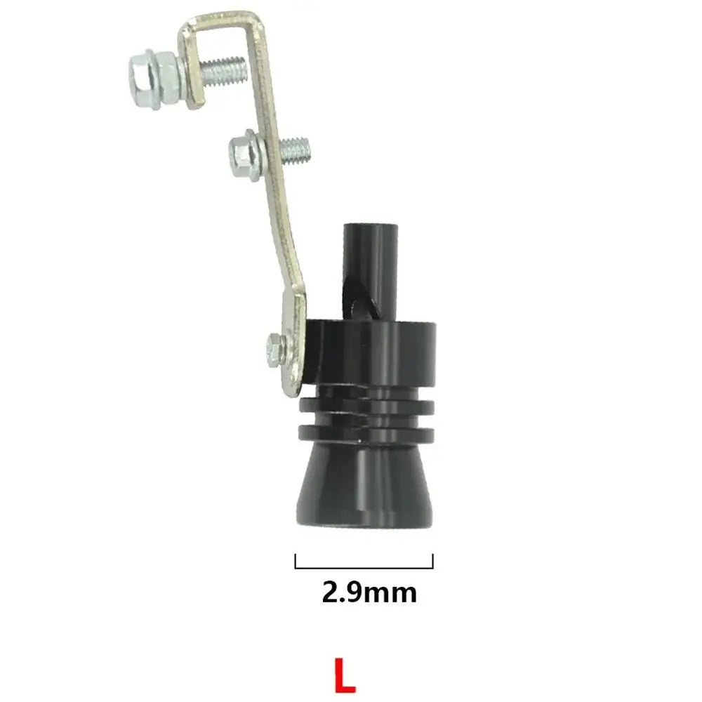 1 pièce accessoires de voiture sifflet Turbo son de véhicule remonter universel simulateur de son S/M/L/XL silencieux de tuyau d'échappement dispositif de voiture