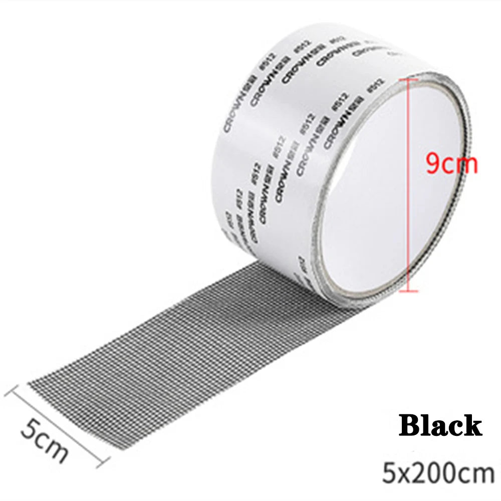 Ruban de réparation moustiquaire fenêtre étanche 1 pièce facile à appliquer – Gardez les moustiques à l'extérieur avec notre patch maillé autocollant anti-insectes