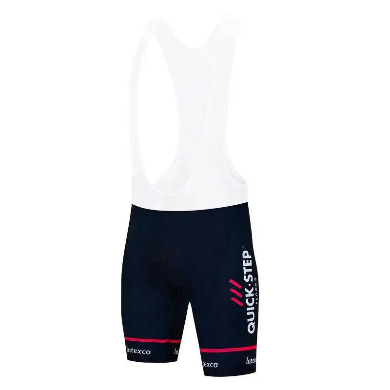 Cuissard à bretelles de cyclisme 2023 QUICK STEP Homme Vélo Plein Air Cuissard rembourré 19D VTT Vélo Cyclisme Cuissard Été Séchage Rapide