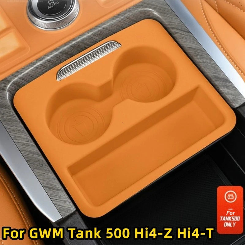 Coussin en silicone pour boîte coulissante de console centrale de voiture, compatible avec GWM Tank 500 Hi4-Z Hi4-T, pièces de rechange de haute qualité pour l'amélioration de l'intérieur de voiture