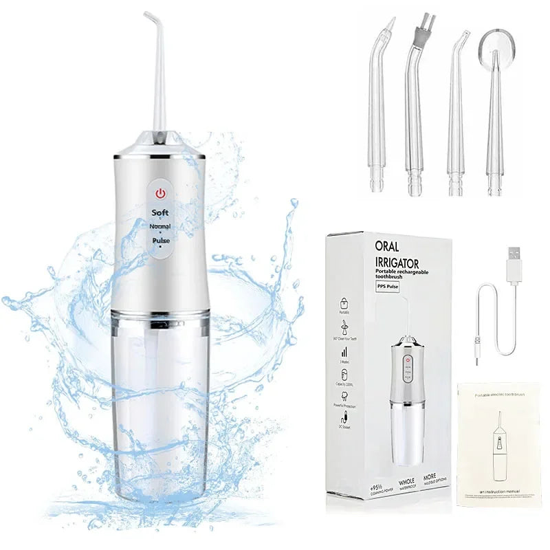 Hydropulseur Dentaire Portable Waterpik Blanchiment Laser Brosse à Dents Distributeur Lavage Soie Dentaire Hydropulseur Pour Dents