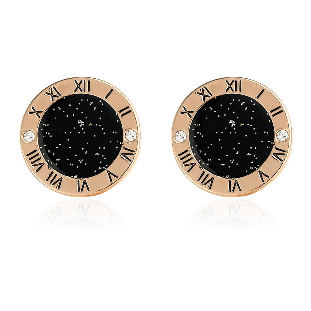 Lot de 2 Boutons de Manchette Homme Nouveauté en Forme de Losange Brillant avec Signe du Zodiaque, Galaxie et Chiffres Romains