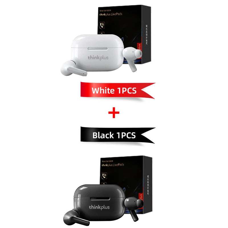 Casque Bluetooth Thinkplus TWS original Écouteurs étanches Intra-auriculaires Écouteurs stéréo HD Casque sans fil Bluetooth avec micro