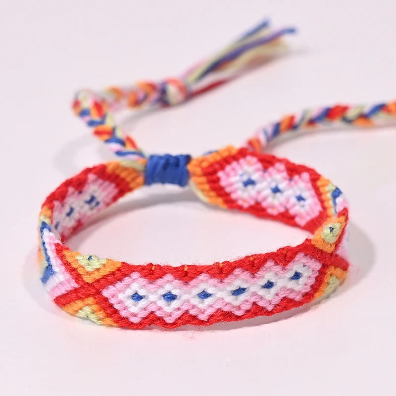 Bracelet d'amitié bohème tressé en corde pour femmes, style plage d'été, bijoux ethniques Nibir