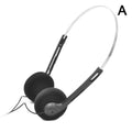 Casque audio à armature métallique Mp3 baladeur Rétro Portable Filaire Petit Casque Sport Mode Accessoire photo