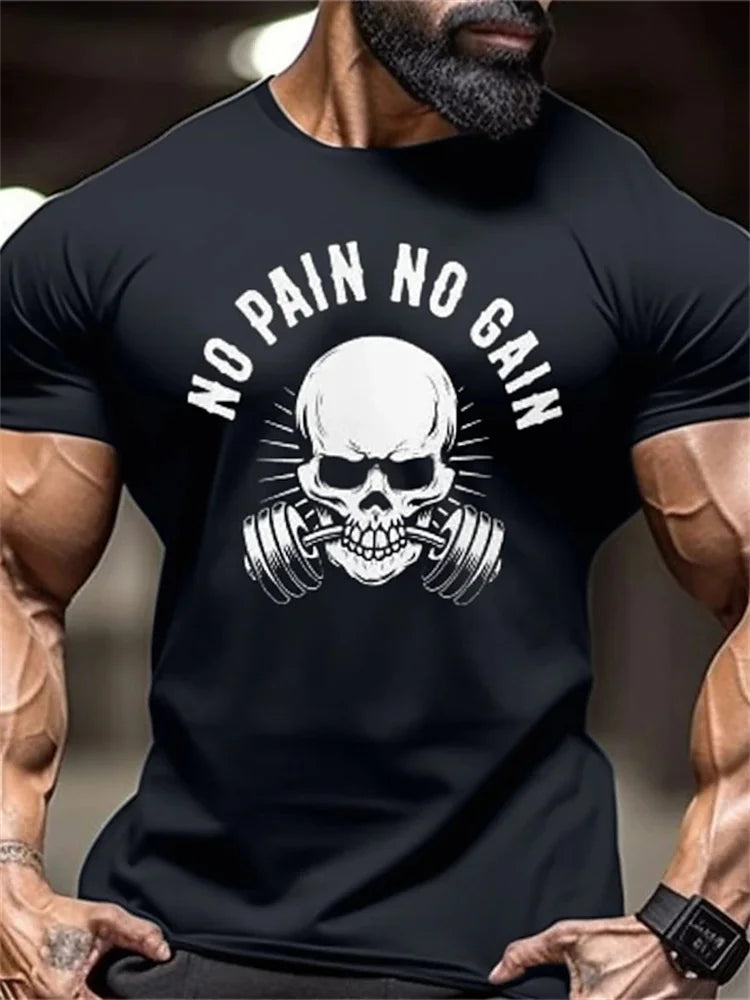 Nouveau T-shirt de Fitness pour Homme, Maillot de Sport Féroce pour la Gym, Haut à Manches Courtes à Séchage Rapide, Col Rond, Vêtements d'Entraînement de Compétition de Fitness