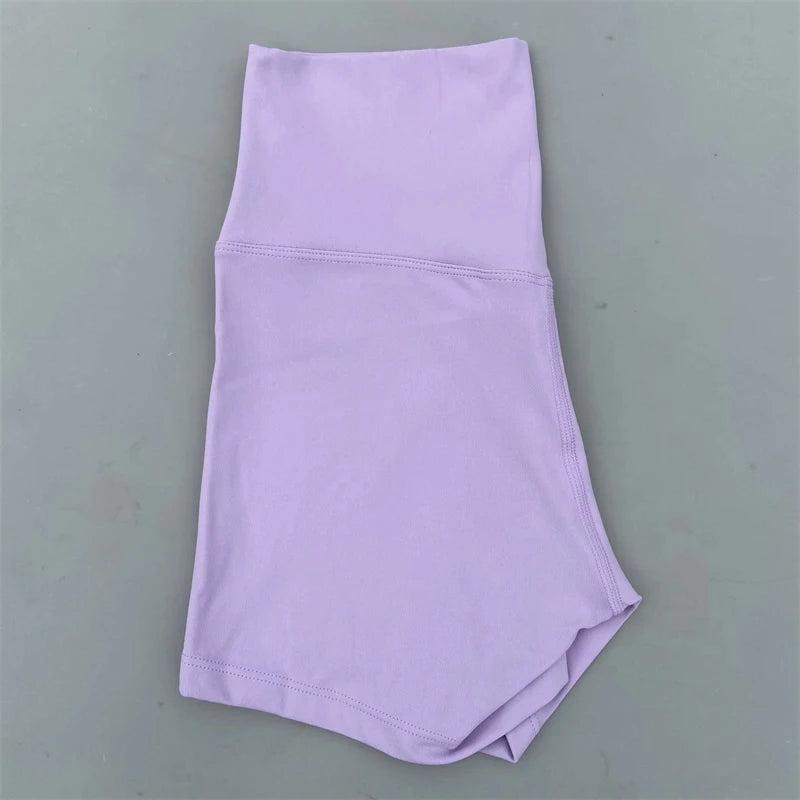 Short de sport pour femmes, shorts de yoga, shorts de sport taille haute, leggings courts d'entraînement, pantacourts de fitness, cyclisme de course, vêtements de sport doux et ajustés