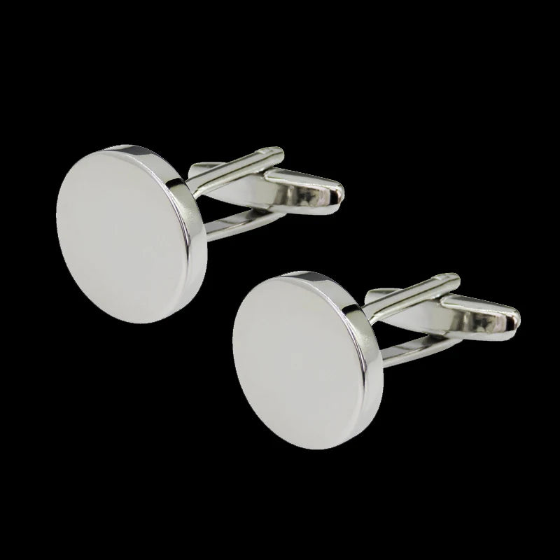 Boutons de manchette originaux de haute qualité pour hommes en cuivre, gravure laser, boutons de manchette de marque pour hommes, accessoires de costume, bijoux de mode