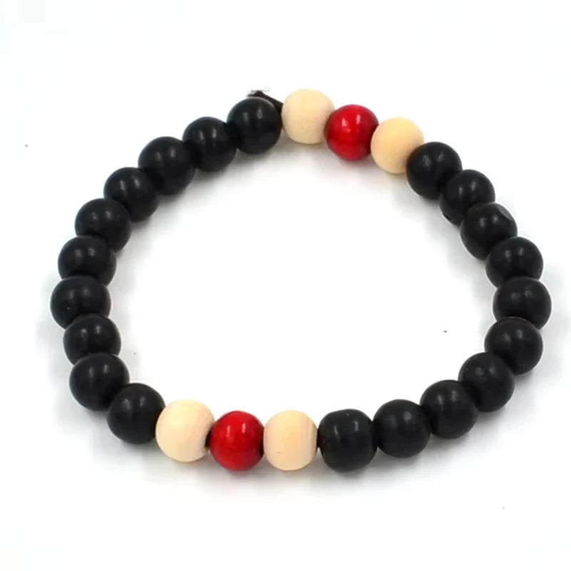 108 Beads 8mm Natural Sandalwood Buddhist Buddha Meditation Beads Bracelet For Women Men Prayer Bead Rosary Hanging Decoration