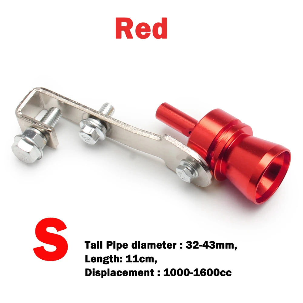 1 Sifflet Turbo, Sifflet d'Échappement Universel Turbo, Le Booster de Son Convient à la Plupart des Voitures, Berlines et Camions
