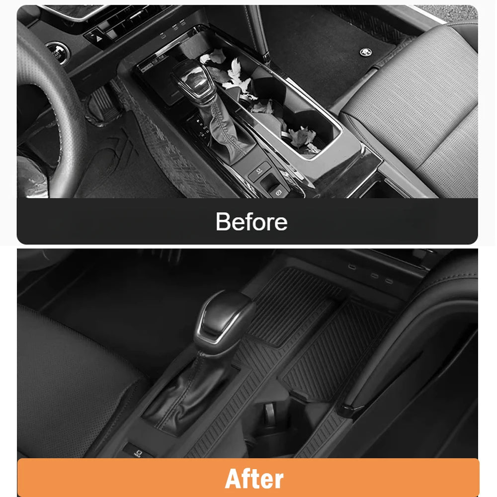 Pour Toyota Camry 9ème 2024-2025 Plaquette de protection anti-rayures pour console centrale et housse antidérapante en silicone pour porte-gobelet
