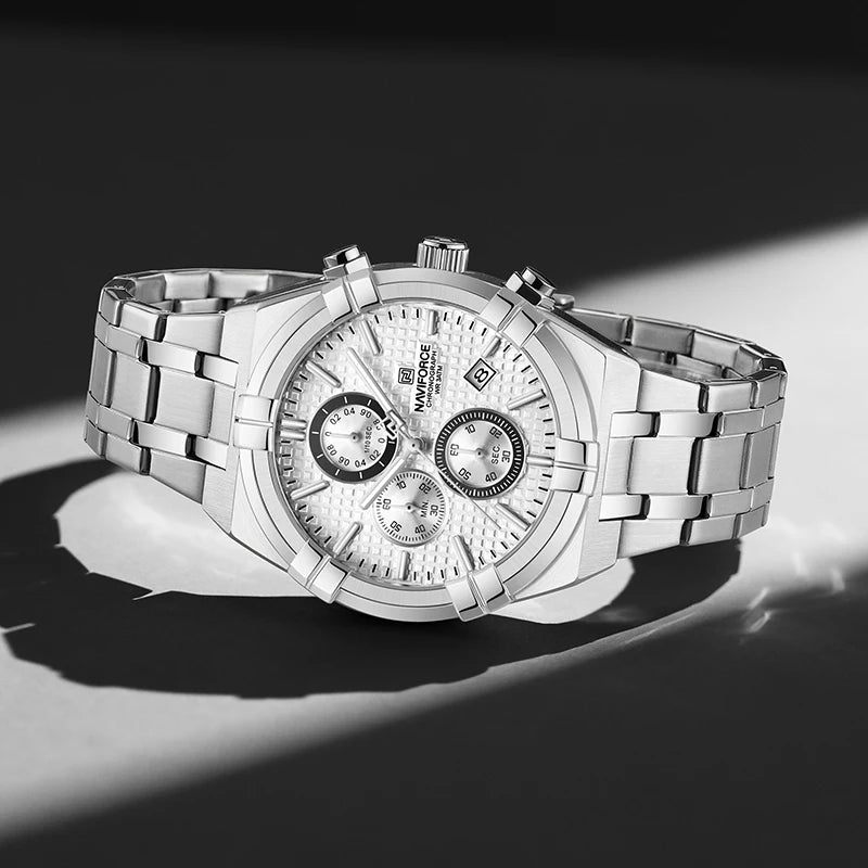 NAVIFORCE Original Watches for Men Quartz Fashion Sport Chronograph Male Simple Wild Waterproof ate Display Wristwatch Man Clock