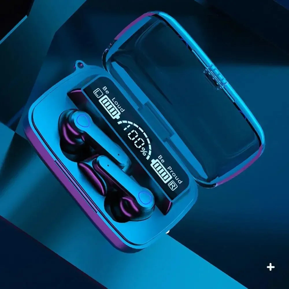 Écouteurs TWS M19 originaux, contrôle tactile intelligent, casque Bluetooth sans fil étanche, affichage LED avec micro