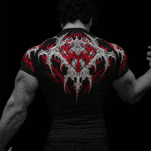 T-shirt de compression de sport pour homme 2026, séchage rapide, musculation, haut de sport extensible pour homme, t-shirt de sport d'été pour homme
