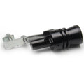 Sifflet turbo noir universel pour voiture Dispositif de modification de véhicule Simulateur de son turbo de pot d'échappement Sifflet de silencieux turbo XL