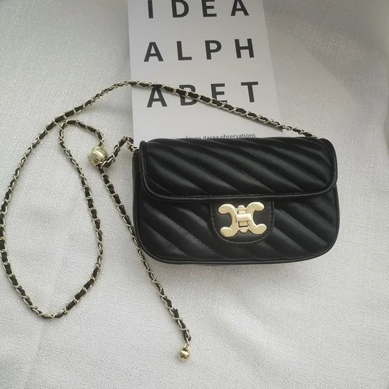 Sacs à main Tendance Explosions Fée Verte Losange Petite Chaîne Parfumée Sac à Bandoulière Style Niche Haute Qualité Sac à Main Joker