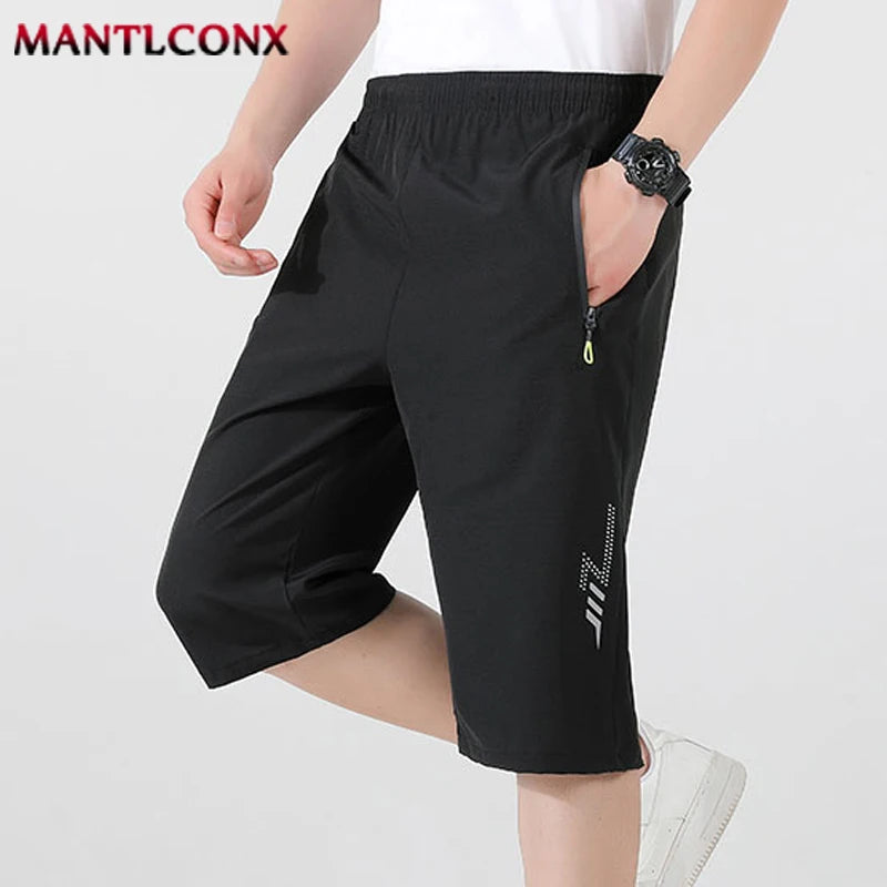 Shorts d'été pour homme, respirants, séchage rapide, taille élastique, décontractés, à la mode, pour le jogging, la course, la gym, le fitness.