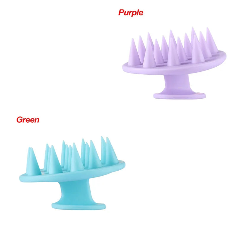 1-3 Pièces Silicone Shampooing Cuir Chevelu Masseur Cheveux Peigne De Massage Shampoing Brosse De Massage Bain Brosse De Douche Cuir Chevelu Masseur Cheveux Outil De Peigne