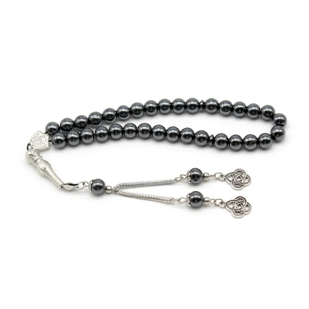 Middle East Retro Simple Muslim Fashion Obsidian Rosary Beads Are Worn Daily with Prayer Jewelry Holiday Gatherings Bracelet