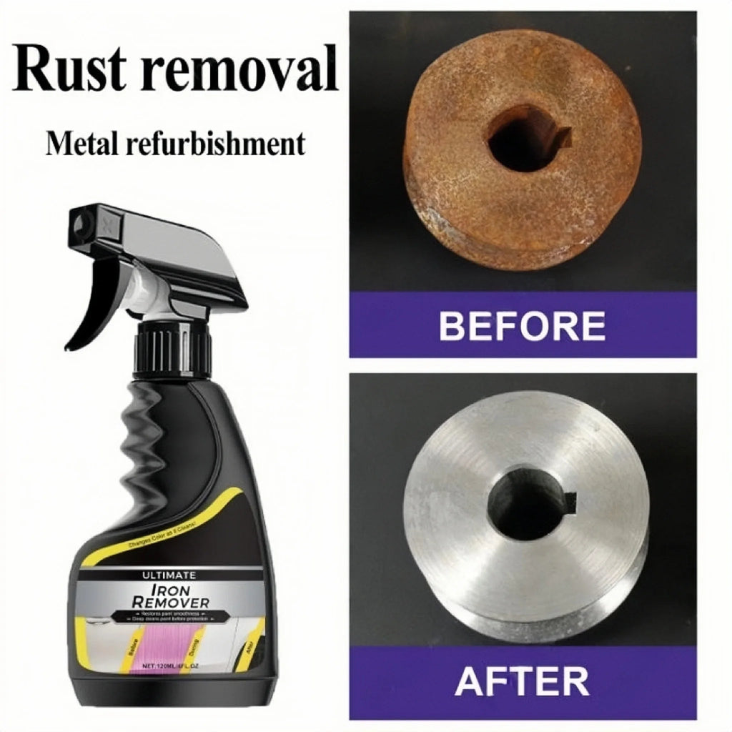 Rust Remover Spray Multi-Purpose Paint Rust Inhibitor Derusting Spray Car Rust Removal for Wheel HubChrome Paint care tool