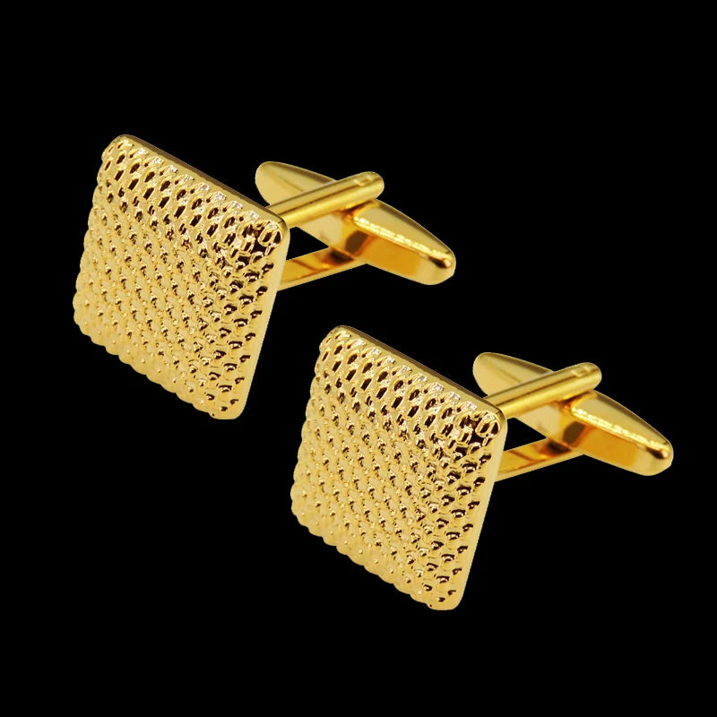 Boutons de manchette originaux de haute qualité pour hommes en cuivre, gravure laser, boutons de manchette de marque pour hommes, accessoires de costume, bijoux de mode