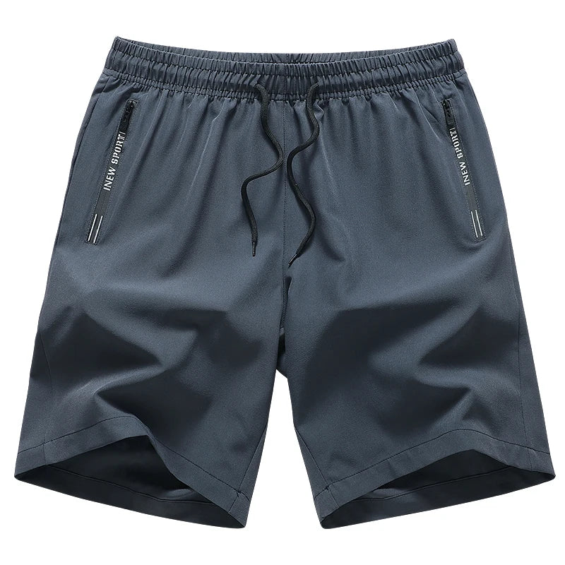 Nouveau short d'été pour homme, short de sport de gym, course, fitness, entraînement, homme, respirant, séchage rapide, cordon de serrage, short pour homme, noir