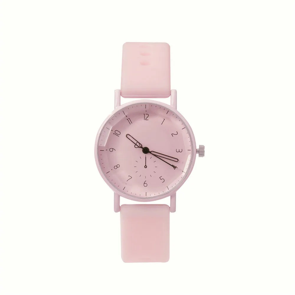 Montres de marque Pink Digital Simple pour femmes, mode 2023, nouvelle montre décontractée à quartz pour femmes avec bracelet en silicone, cadeau