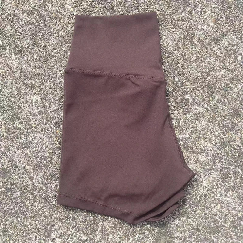 Short de sport pour femmes, shorts de yoga, shorts de sport taille haute, leggings courts d'entraînement, pantacourts de fitness, cyclisme de course, vêtements de sport doux et ajustés