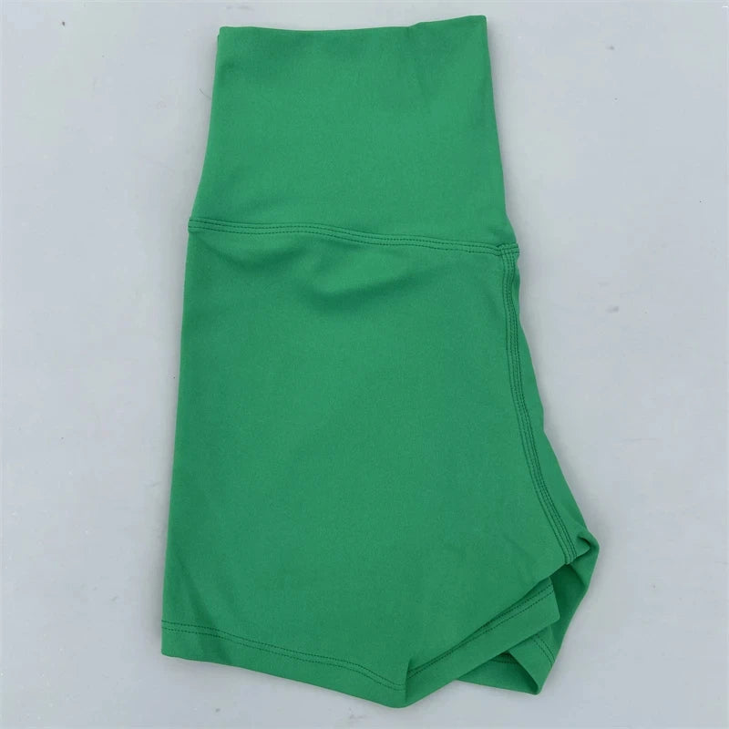 Short de sport pour femmes, shorts de yoga, shorts de sport taille haute, leggings courts d'entraînement, pantacourts de fitness, cyclisme de course, vêtements de sport doux et ajustés