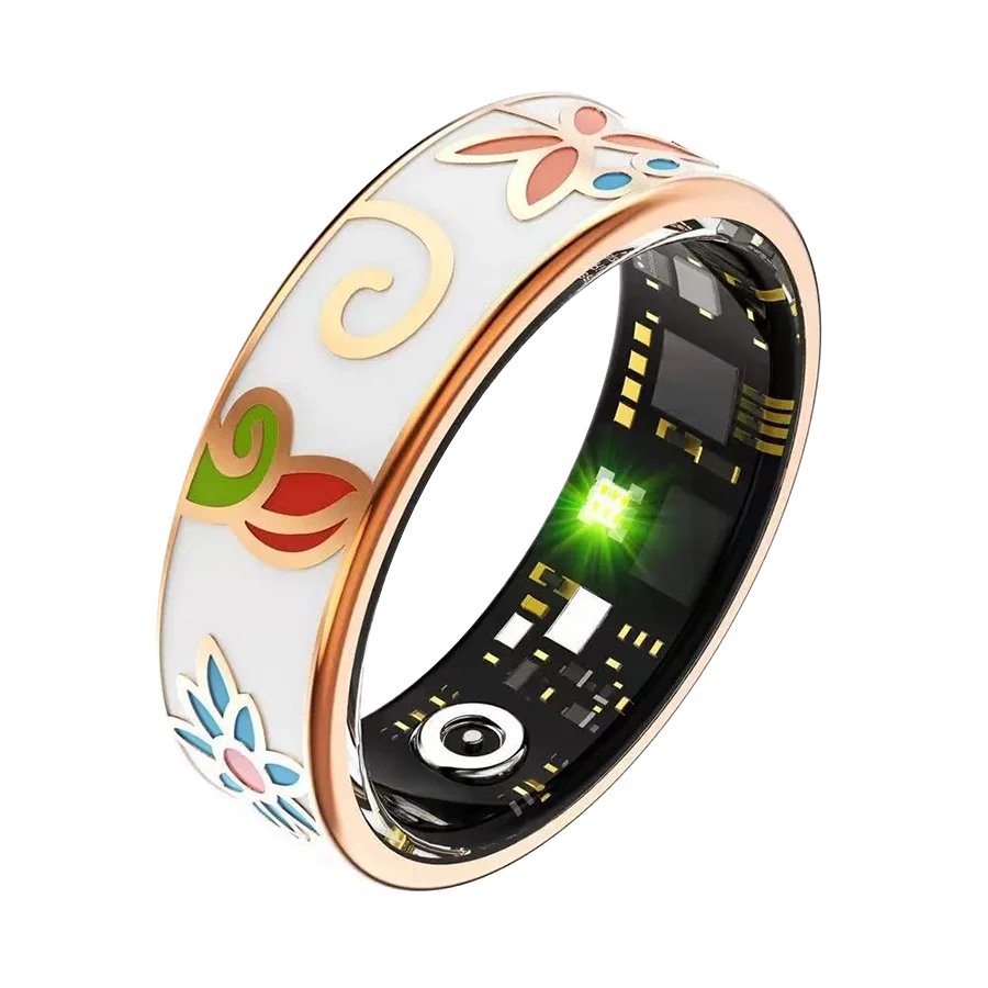 NOUVELLE bague intelligente saine 5 ATM étanche Appel sans fil Surveillance de la fréquence cardiaque/du sommeil/de l'oxygène sanguin Pour Android/IOS Cadeaux hommes femmes
