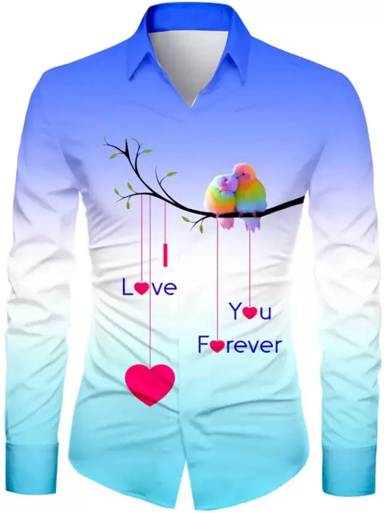 T-shirt fleuri tendance pour hommes motif HD Dégradé de couleurs Décontracté Extérieur Fête Doux et confortable Nouveau style 2024