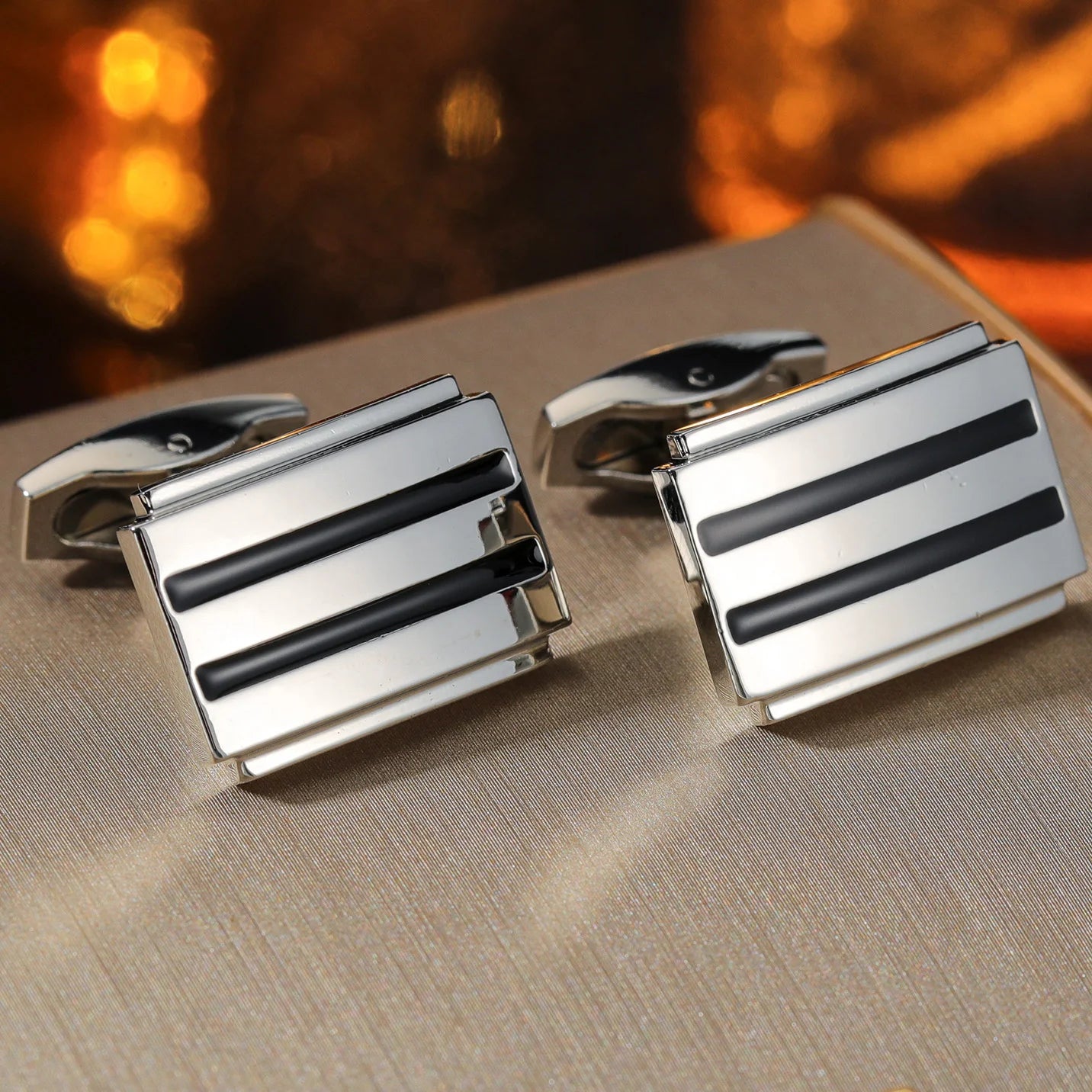 Nouveaux Boutons de Manchette Pour Hommes Carrés Ronds Chemise d'Affaires Boutons de Manchette Cadeaux pour Invités de Mariage Meilleur Cadeau pour Mari Bijoux