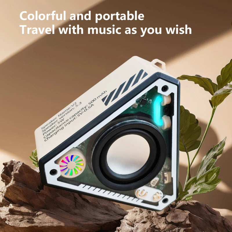 Haut-parleur Bluetooth TWS portable Subwoofer audio Mini haut-parleur sans fil portable Musique HiFi Son surround Haut-parleur extérieur