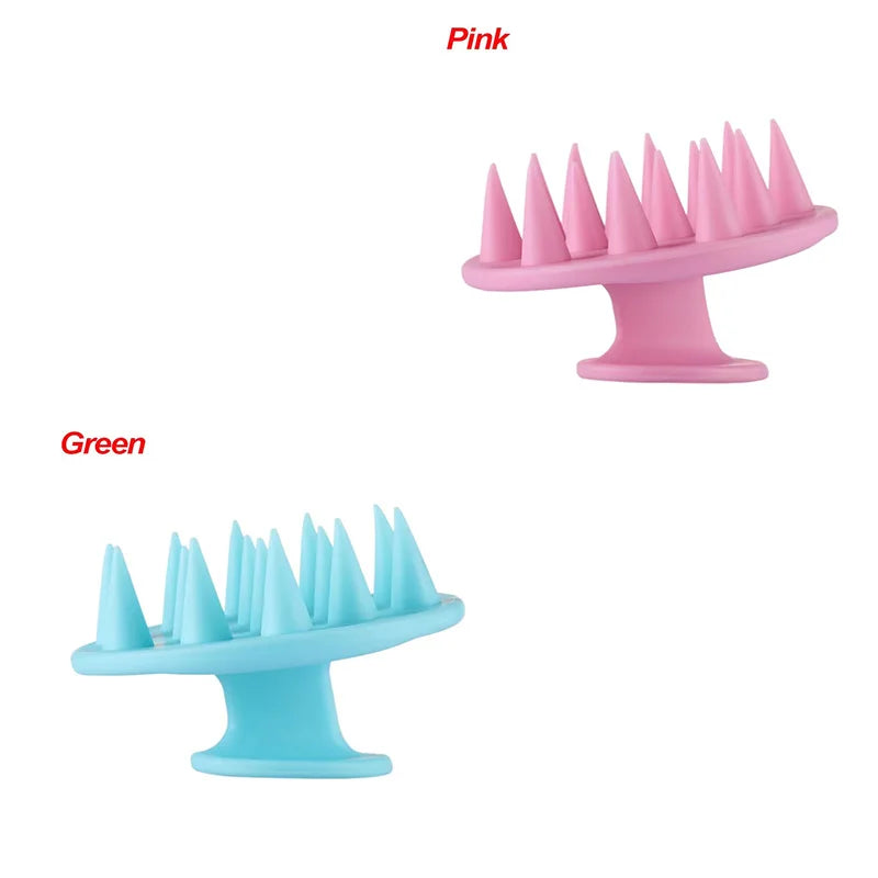 1-3 Pièces Silicone Shampooing Cuir Chevelu Masseur Cheveux Peigne De Massage Shampoing Brosse De Massage Bain Brosse De Douche Cuir Chevelu Masseur Cheveux Outil De Peigne