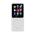 Lecteur MP3 Bluetooth 5.0 Lecteur de Musique Portable Écran 1,8 pouces Haut-parleur Intégré Lecteur de Musique Stéréo Support Radio FM Enregistrement E-Book