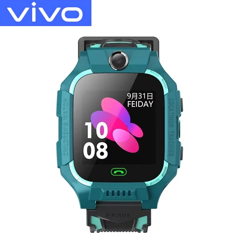 VIVO Q19 Children Kids Smart Watch SOS Phone Call Location Tracker Anti-Lost Camera Touch Screen Waterproof Student Wristwatch