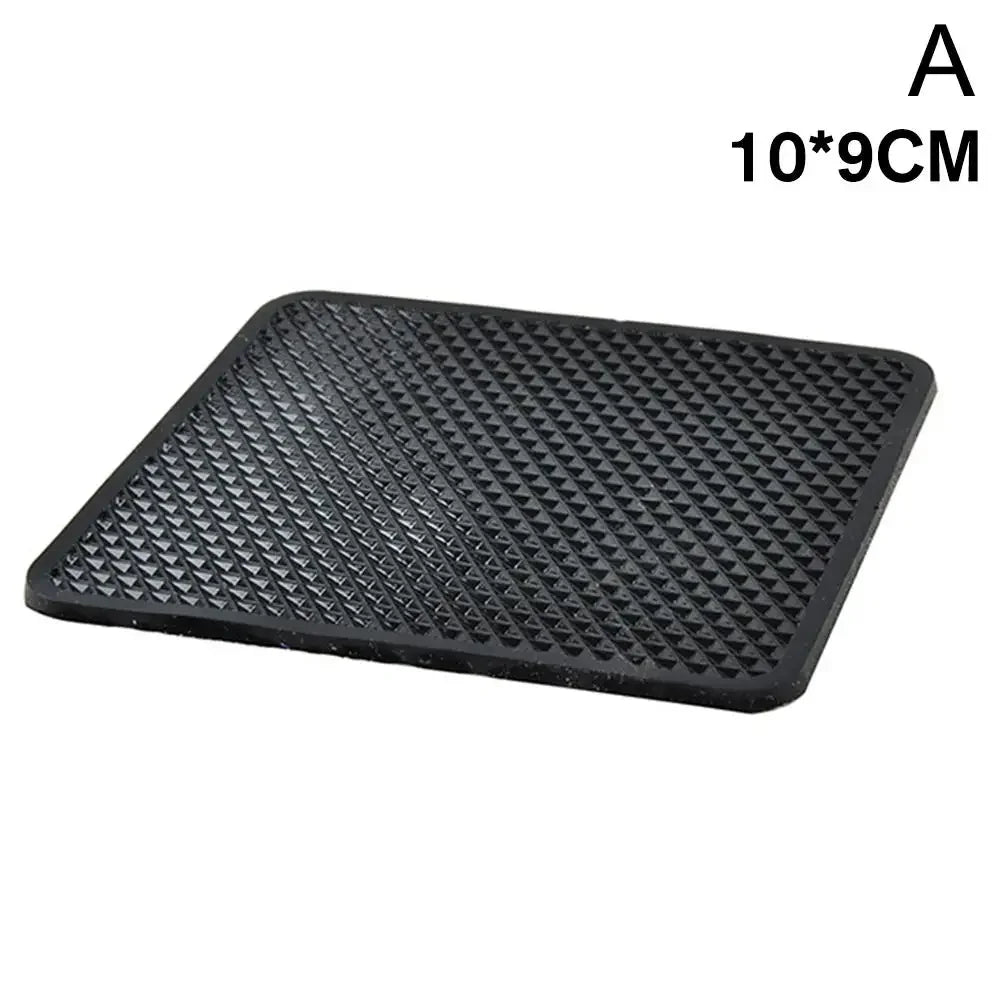 New Car Dashboard Sticky Black Anti-Slip PVC Mat Auto Phone Holder Non-Slip Sticky Gel Pad 3 Size are black