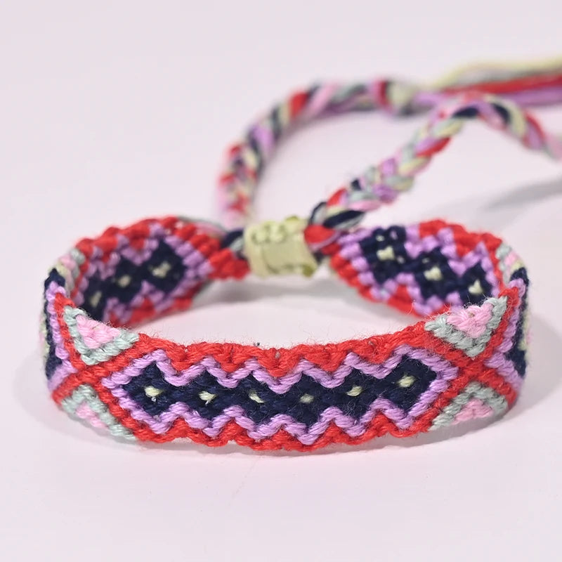 Bracelet d'amitié bohème tressé en corde pour femmes, style plage d'été, bijoux ethniques Nibir