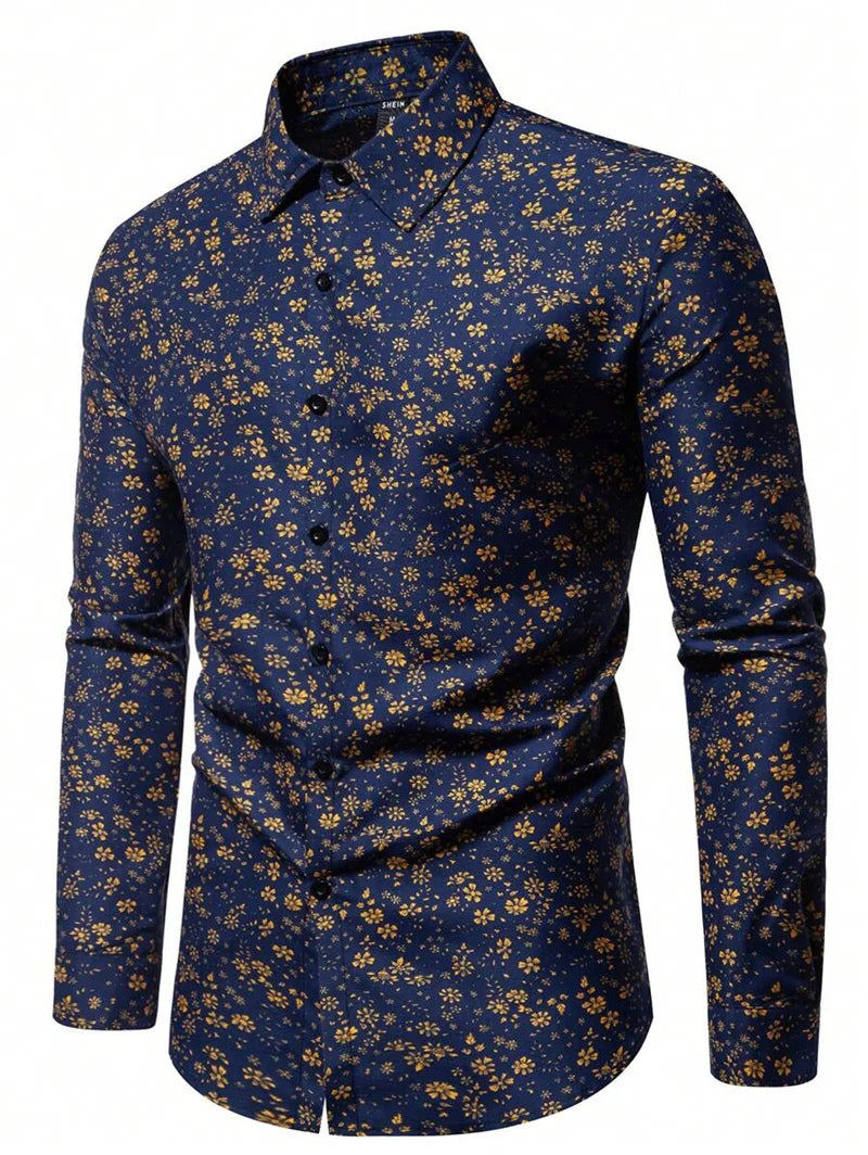 Chemise à manches longues pour hommes, imprimée en 3D, grande taille, haut confortable pour hommes avec col, chemise hawaïenne pour hommes nouveau style 2025