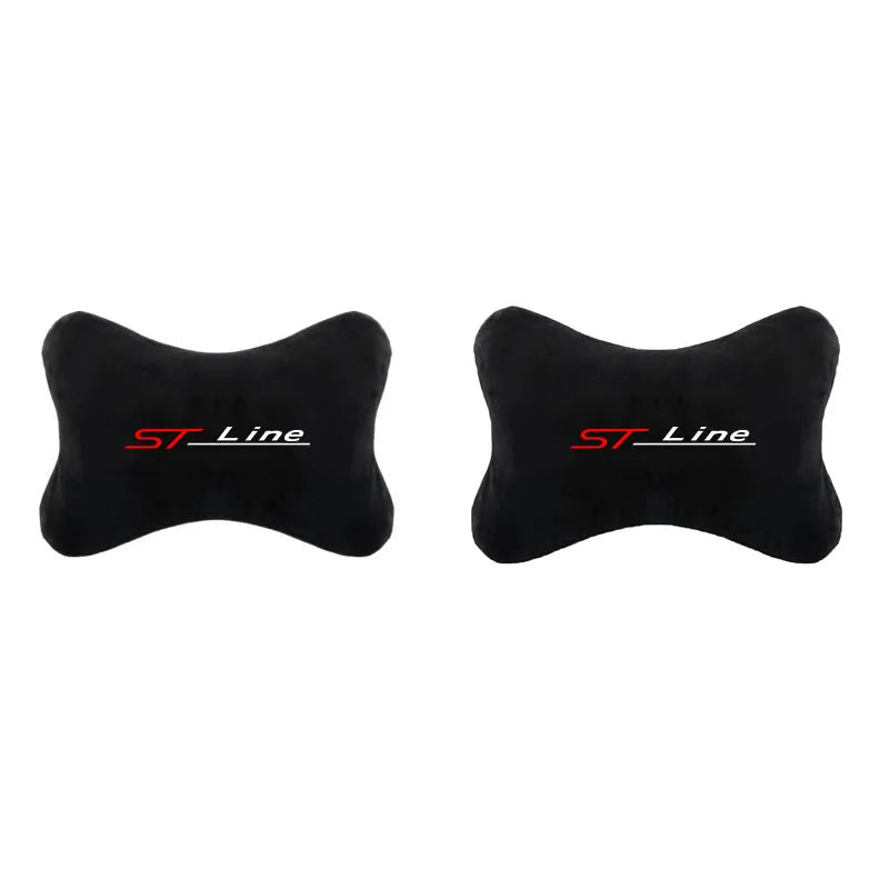 Pour Ford Focus ST Ligne Mk2 Mk3 Mk4 2 3 4 ST Appuie-tête de voiture Support de Cou Oreiller Doux Accessoires Automobile