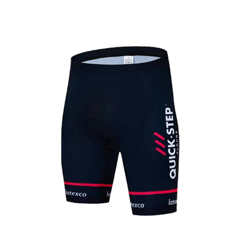 Cuissard à bretelles de cyclisme 2023 QUICK STEP Homme Vélo Plein Air Cuissard rembourré 19D VTT Vélo Cyclisme Cuissard Été Séchage Rapide