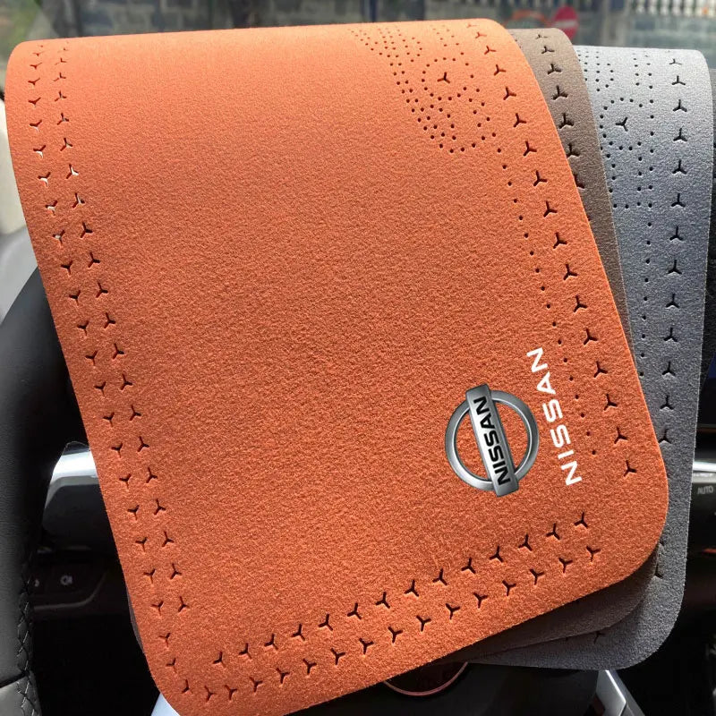 Leather Car Armrest Box Height Pad Universal Leather Armrest Cushion For Nissan  X-Trail Qashqai Micra NOTE Patrol Pulsar NISMO