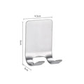 Support de rasoir mural en acier inoxydable pour salle de bain, crochet de rangement, étagère de rasage pour hommes, sans perçage, accessoires de salle de bain