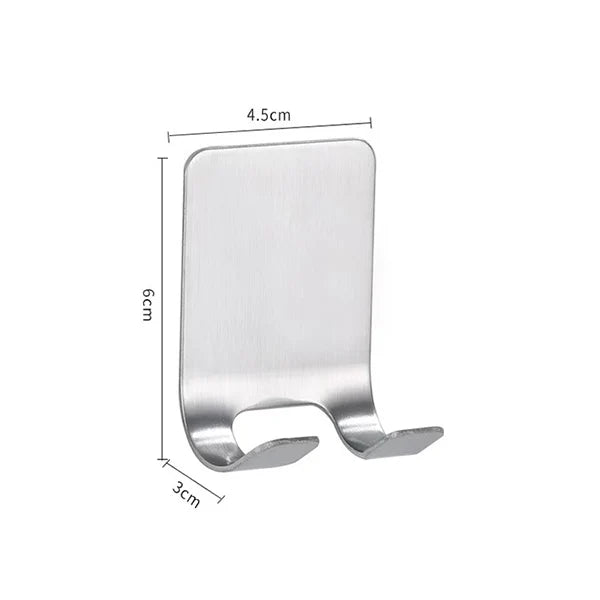 Support de rasoir mural en acier inoxydable pour salle de bain, crochet de rangement, étagère de rasage pour hommes, sans perçage, accessoires de salle de bain