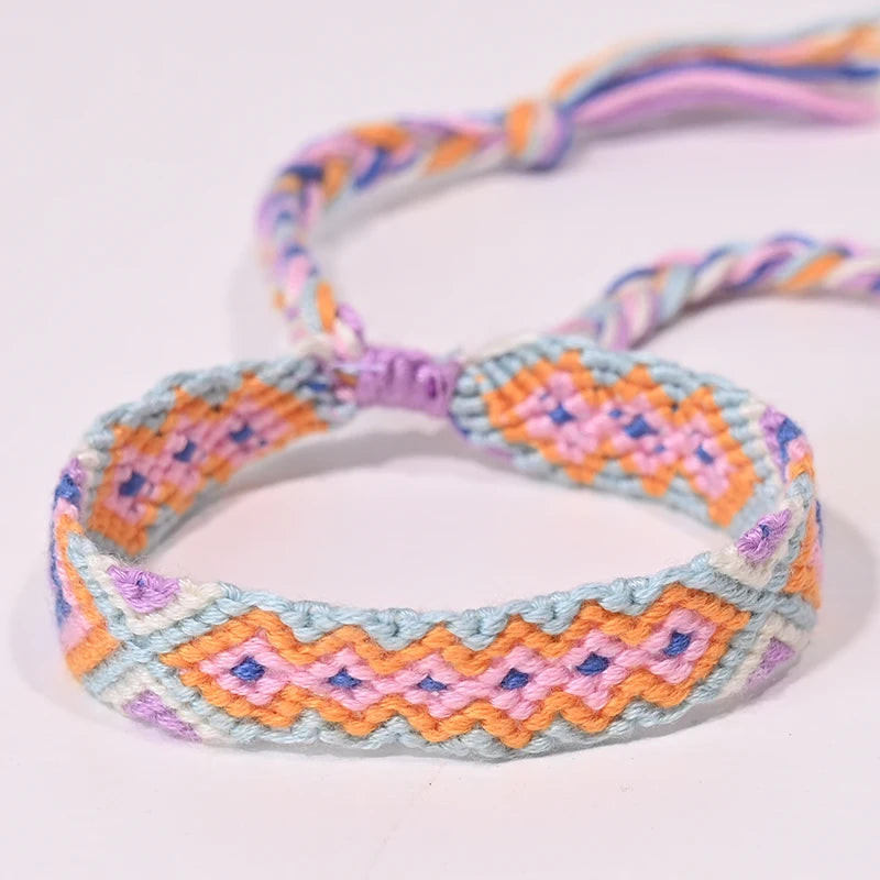 Bracelet d'amitié bohème tressé en corde pour femmes, style plage d'été, bijoux ethniques Nibir
