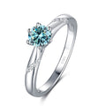 Gica Gema Bagues en diamant moissanite 1 à 3 carats pour femmes, bijoux fins en argent sterling 925, fiançailles, mariage, femme, Anillo