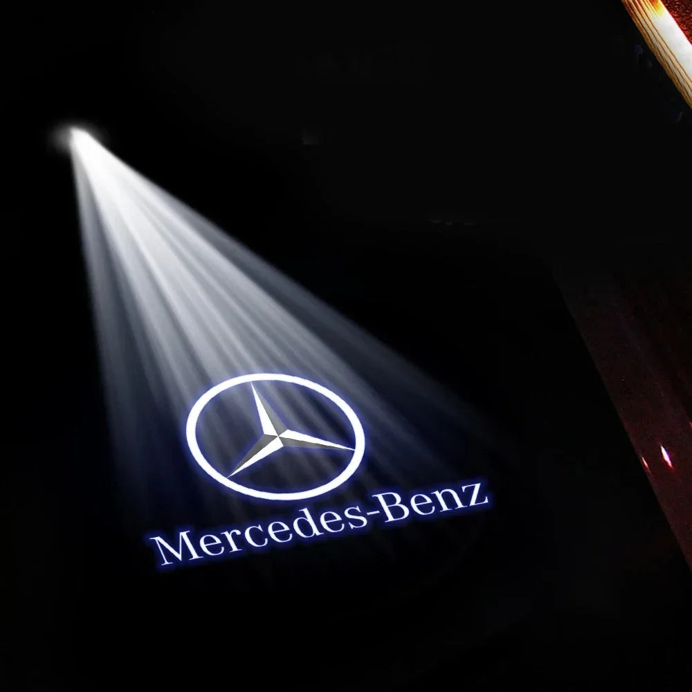 مصابيح جهاز عرض باب السيارة أضواء ترحيبية اكسسوارات لمرسيدس بنز AMG C260 C300 C280 C200 C230 W204 2008-2011 الفئة C W204