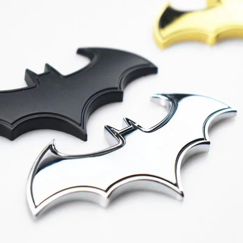 1 autocollant de voiture 3D en forme de chauve-souris, autocollant de décoration de moto, accessoires de style pour automobiles